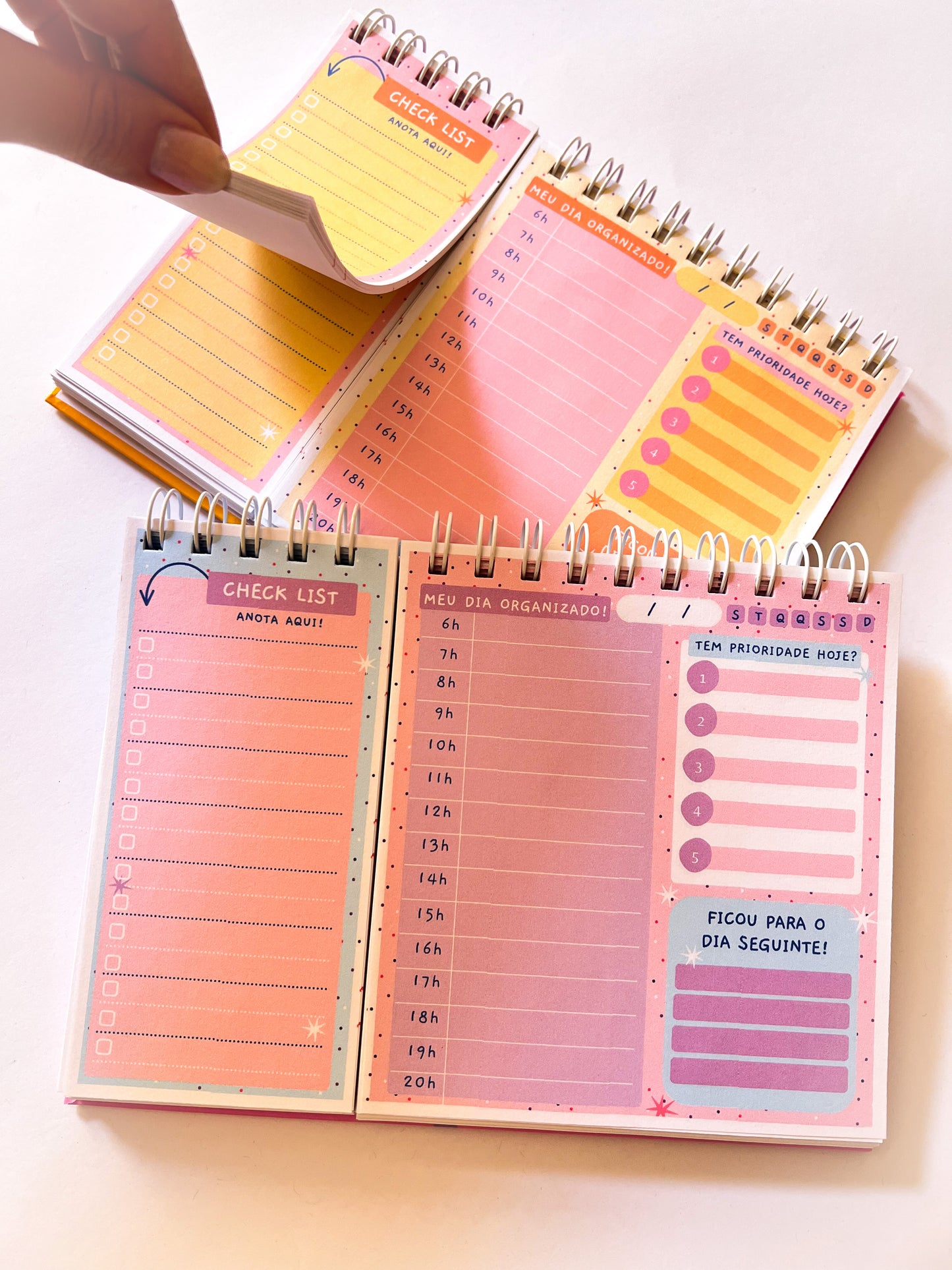 Planner Meu Dia + Organizado ✨ Transforme Sua Rotina com Leveza