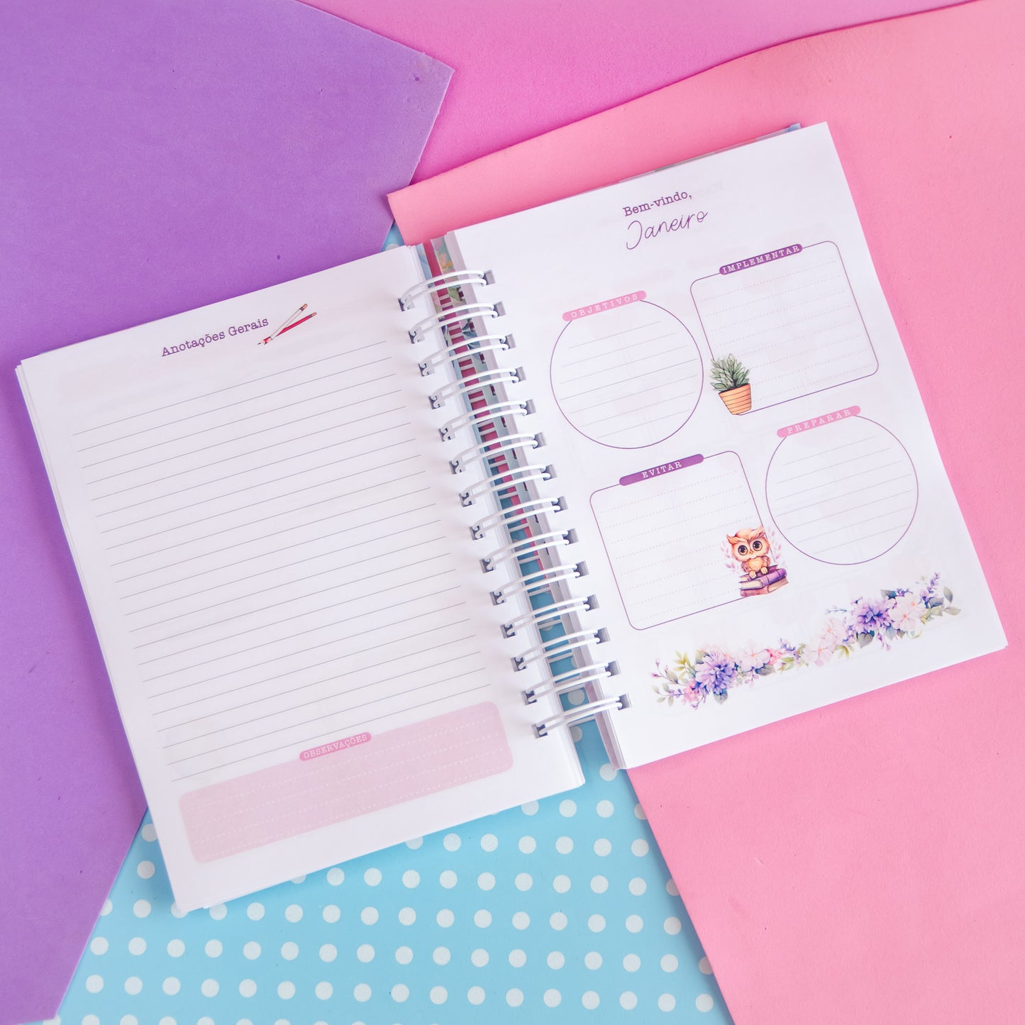 Planner Professora 🌸 Organize Suas Aulas com Amor e Praticidade