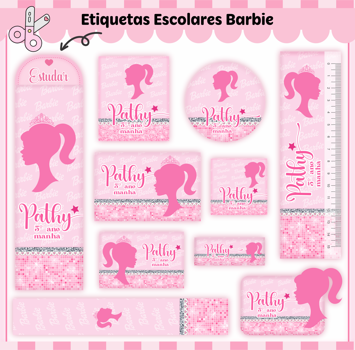 🌸 Torne a volta às aulas ainda mais especial com a coleção Barbie!