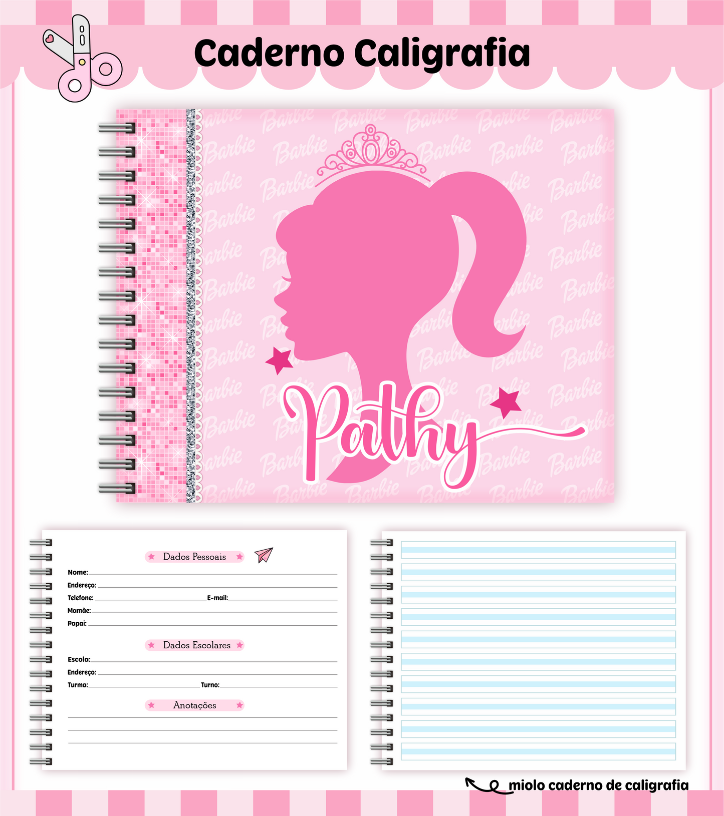🌸 Torne a volta às aulas ainda mais especial com a coleção Barbie!