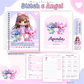 💙💖 Combo Escolar Stitch & Angel – Volta às Aulas com Fofura e Estilo.