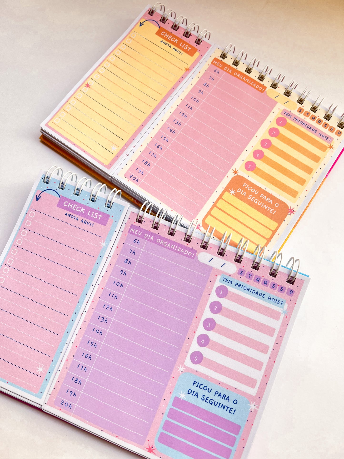 Planner Meu Dia + Organizado ✨ Transforme Sua Rotina com Leveza