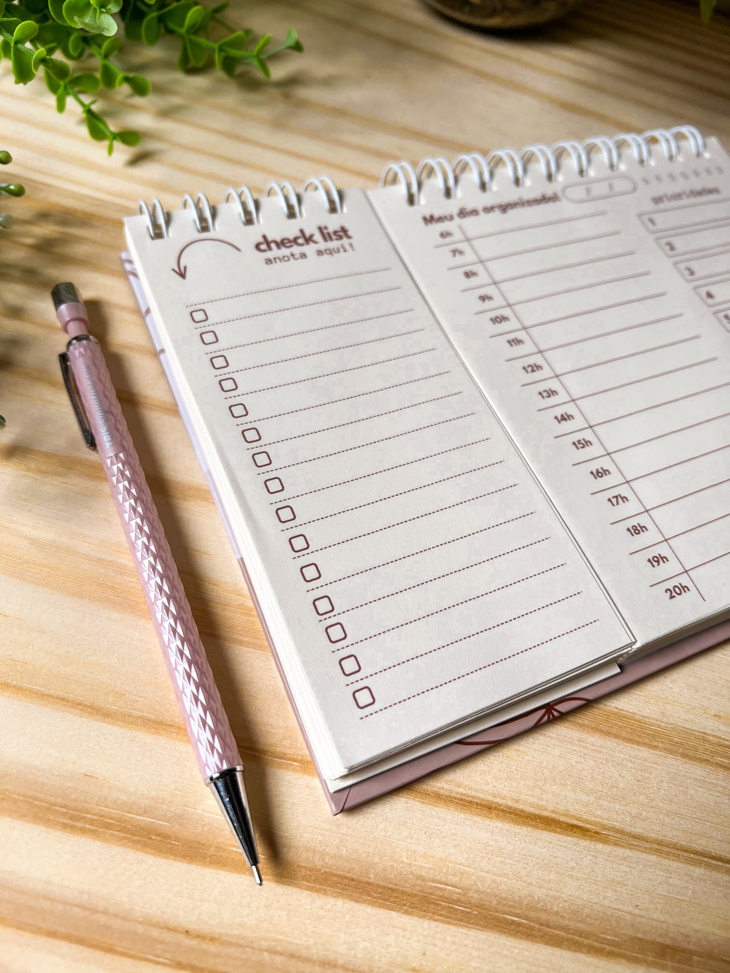 Planner Meu Dia + Organizado ✨ Transforme Sua Rotina com Leveza
