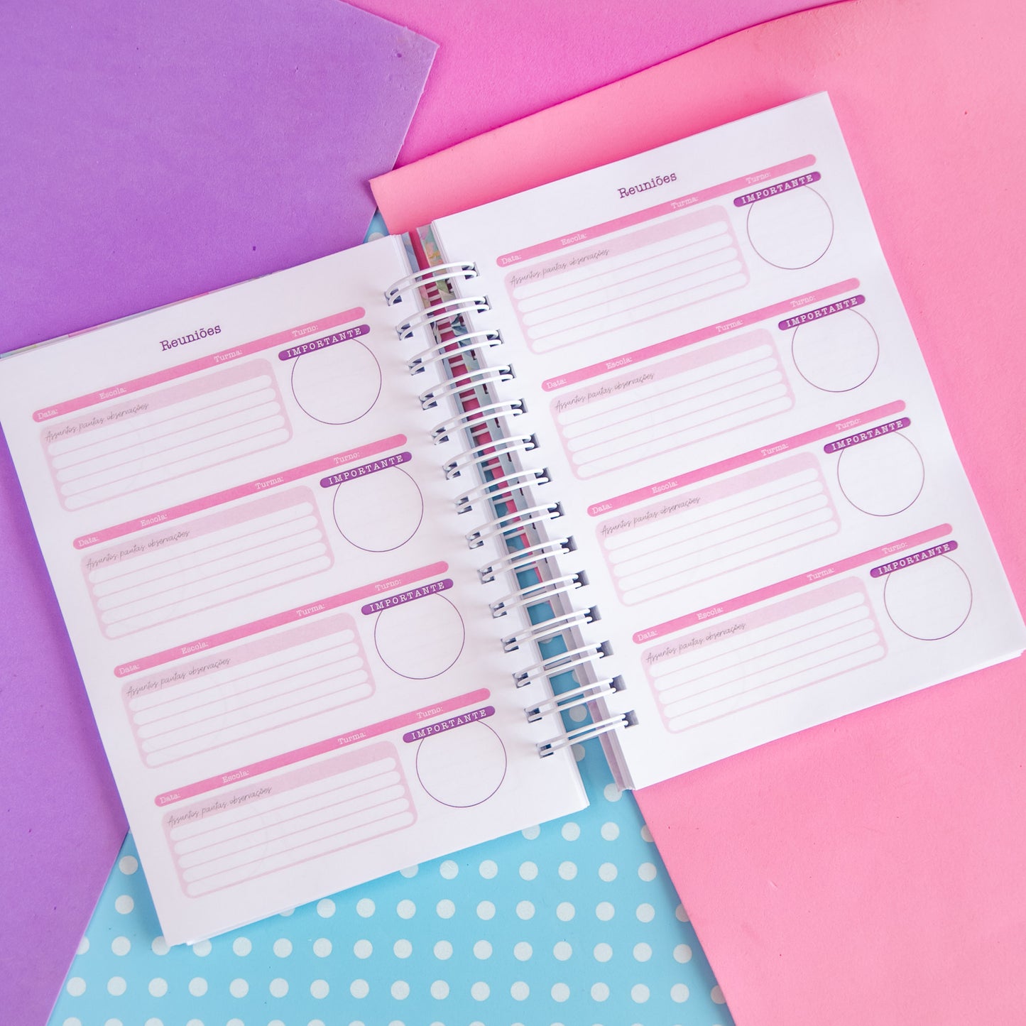Planner Professora 🌸 Organize Suas Aulas com Amor e Praticidade